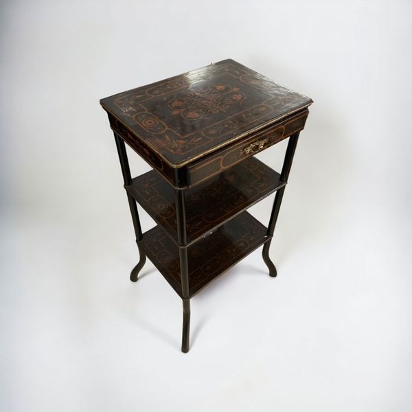 Tavolino etagère  (Manifattura francese - fine XIX secolo)  - Auction Old Masters, Classical and Oriental Art - Web Live Auction - DAMS Casa d'Aste