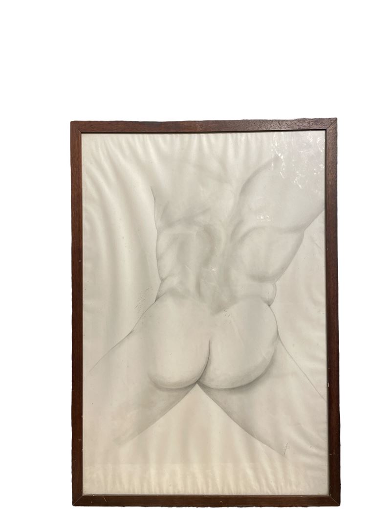 Studio Accademico di Nudo di Schiena