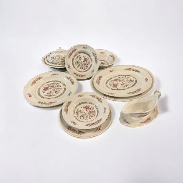 Adams & Sons by Wedgwood- Servizio di piatti da 55 pezzi, modello "Jeddo"