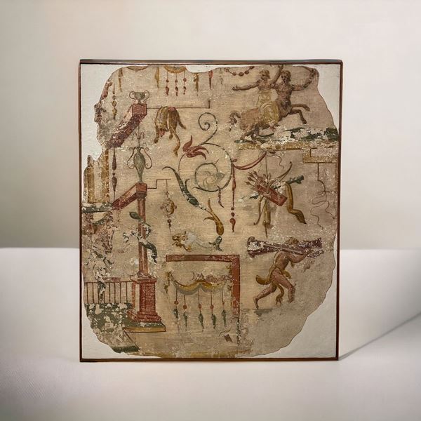 Anselmo Canera - Strappo di affresco a grottesche