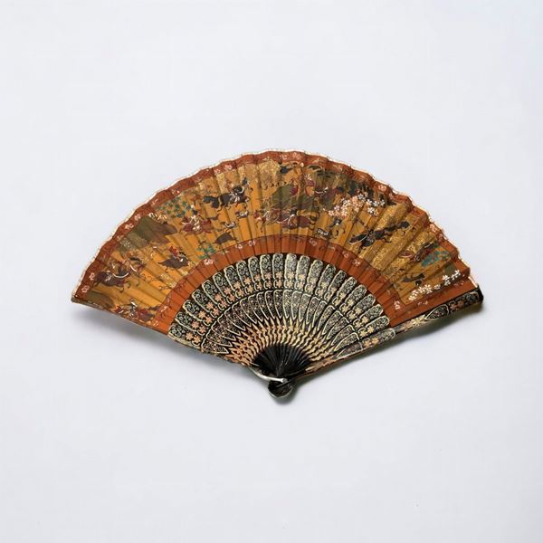 Ventaglio giapponese con struttura in legno