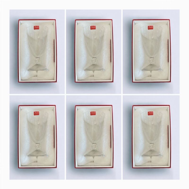 Baccarat, Set di 12 bicchieri Vèga in cristallo