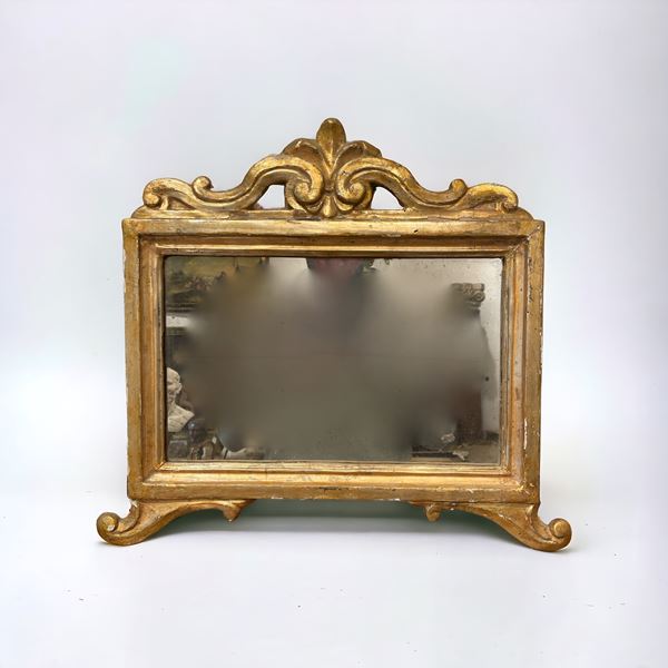 Piccola specchiera   (XIX secolo)  - Asta Asta a tempo / Brocantage natalizio - DAMS Casa d'Aste