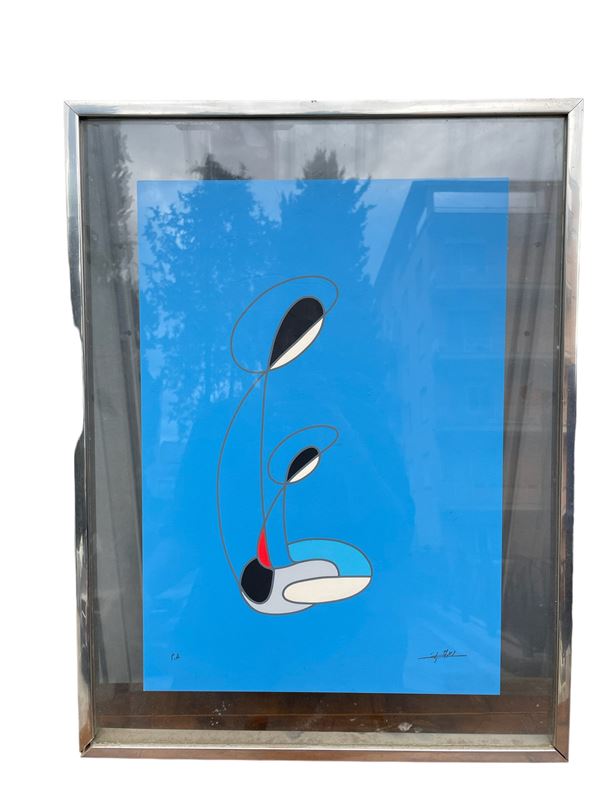 Prova d'autore in cornice  - Asta Asta a tempo / Brocantage natalizio - DAMS Casa d'Aste