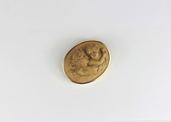 Spilla a cammeo  - Asta Asta a tempo / Gioielli, Orologi e Luxury - DAMS Casa d'Aste