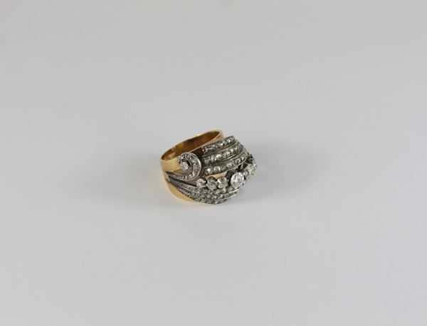 Anello in oro e diamanti