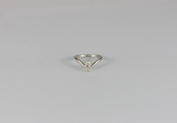 Damiani anello in oro e diamante
