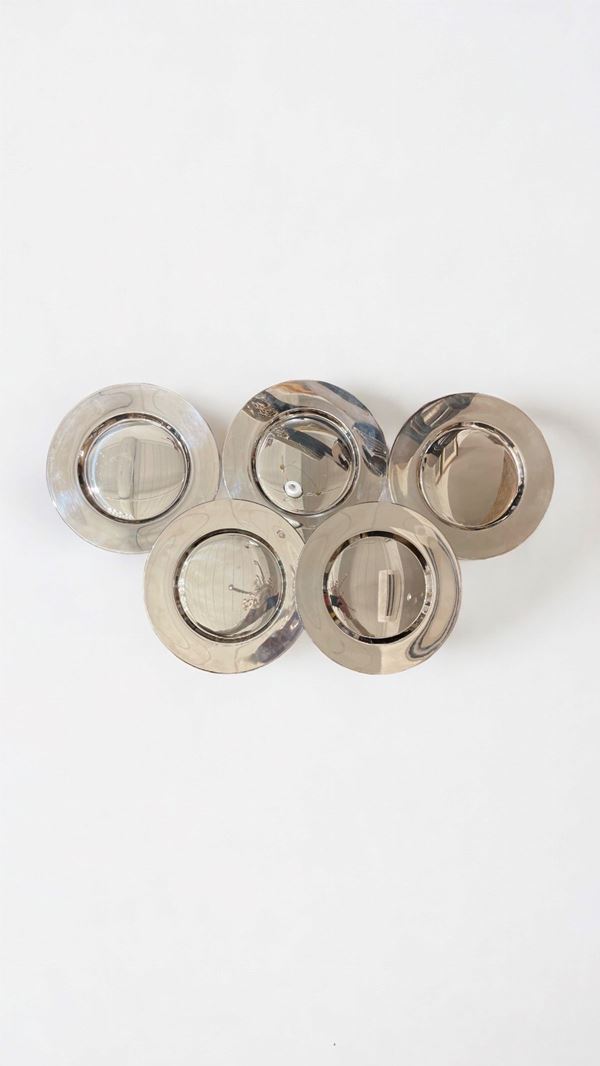 Set di 6 sottopiatti in argento Sterling