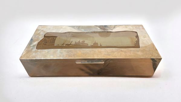 Dabbene, Milan - Box in silver and village stone