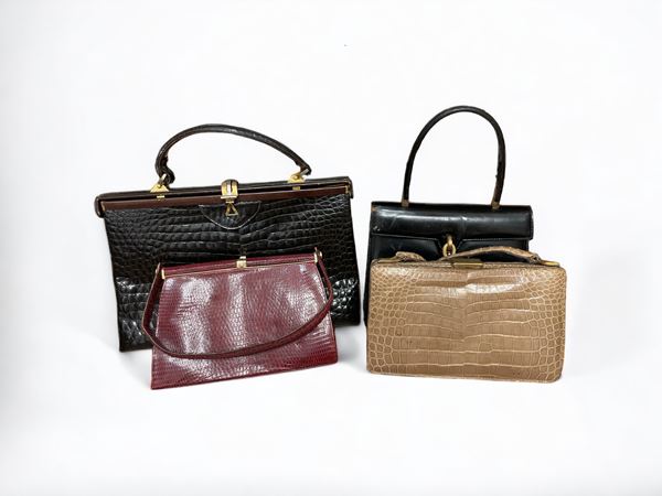 Quattro borse a mano vintage