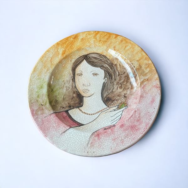 Domenico  Purificato : Piatto da Muro  - Auction Timed auction / Christmas brocantage - DAMS Casa d'Aste