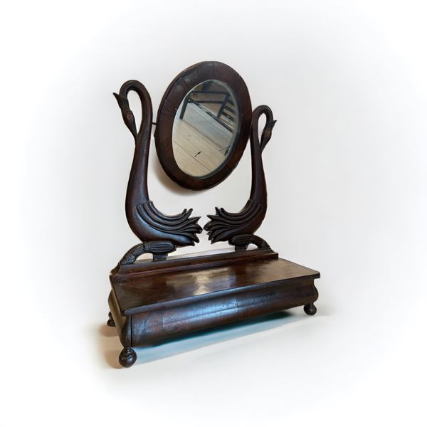 Specchio da toeletta  (inizio XX sec.)  - Asta Asta a tempo / Brocantage natalizio - DAMS Casa d'Aste