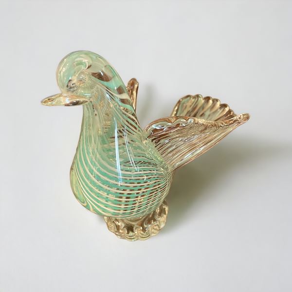 Uccello in vetro di Murano  - Auction Timed auction / Christmas brocantage - DAMS Casa d'Aste