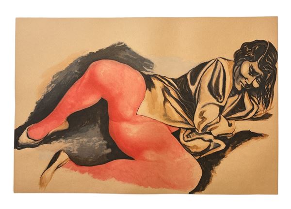 Renato Guttuso - Nudo disteso