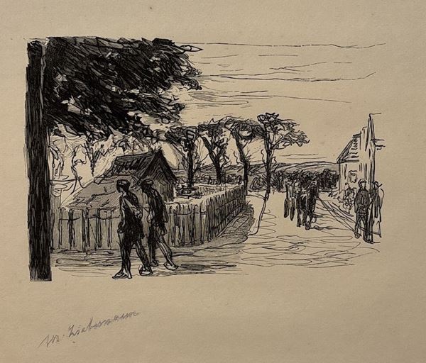 Max Liebermann - Paesaggio olandese