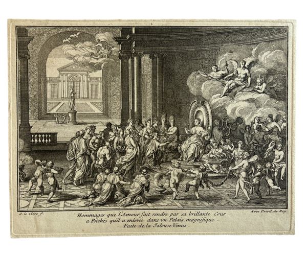 S&#233;bastien Leclerc I - Psiche nel Palazzo di Amore
