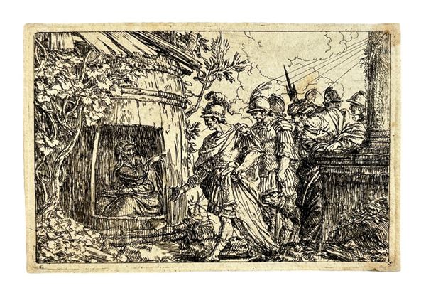 Jonas Umbach - Diogene chiede ad Alessandro il grande di uscire al sole