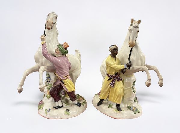 Coppia di porcellane Meissen