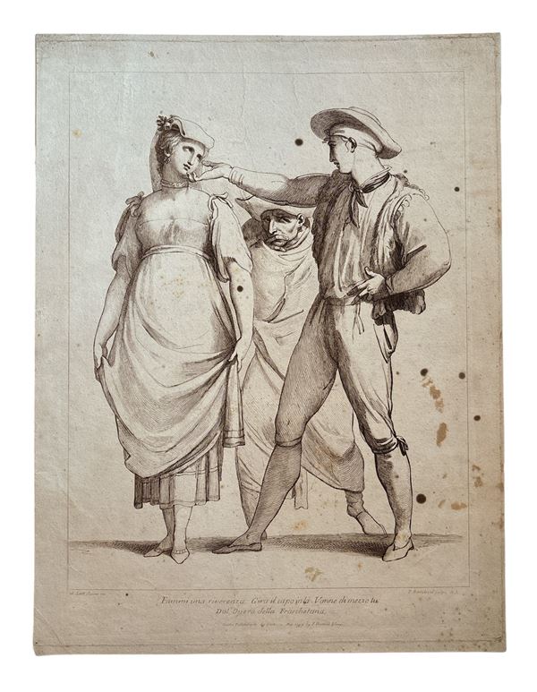 Francesco Bartolozzi - Fammi una riverenza, Gira il capo in là. Vanne di mezzo tu. Dall'opera della fraschetana