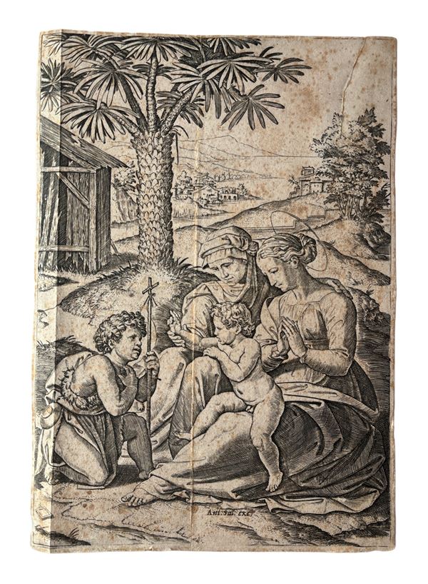 Marcantonio Raimondi - La Vergine della Palma