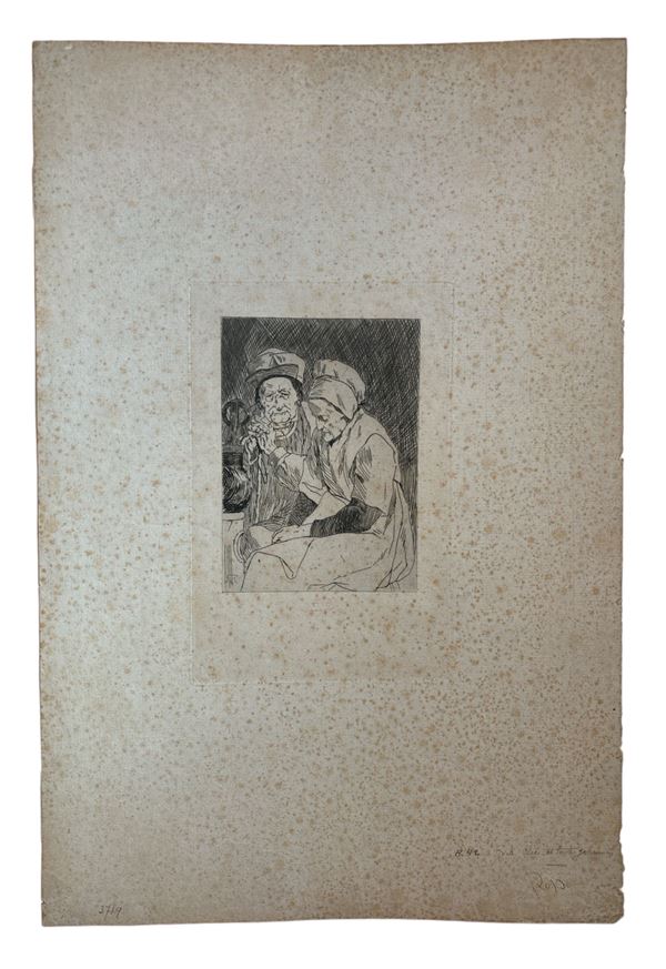 F&#233;licien Rops - L'oncle Claes et la tante Johanne