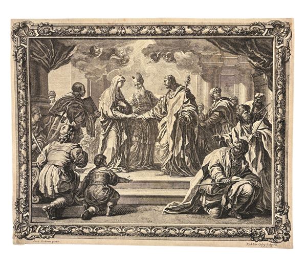 Richard van Orley - Lo sposalizio di Maria e Giuseppe