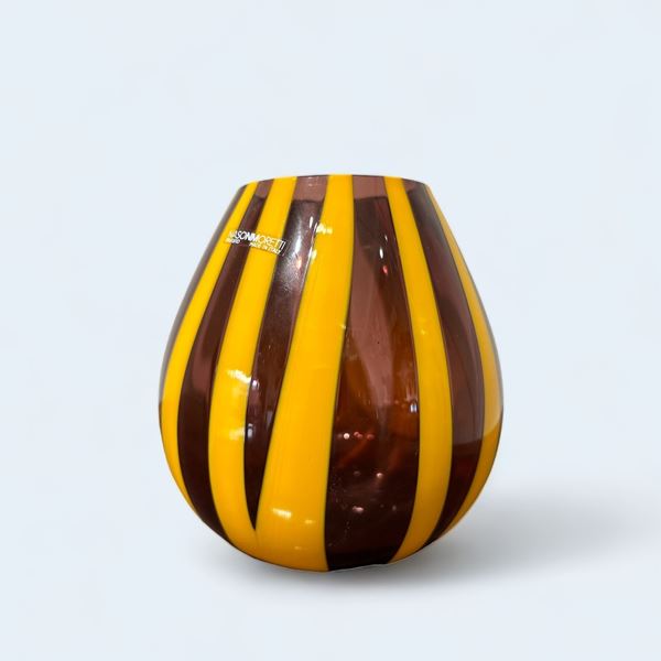 Nason Moretti - Vaso portacandela in vetro