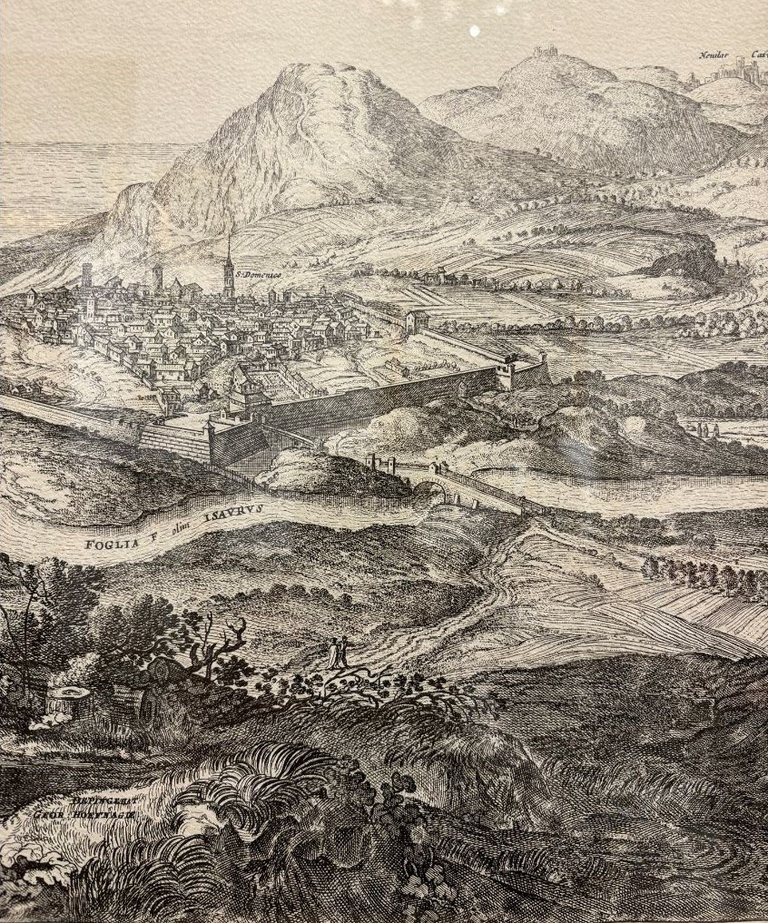 Johannes Blaeu - Pisarum Vulgo Pesaro Ville De L'etat De L'eglise