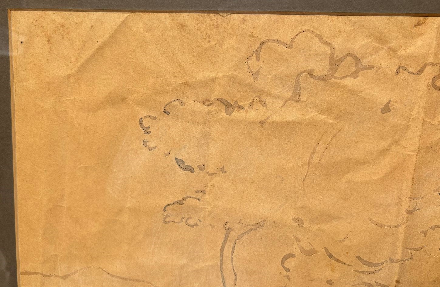 Bozzetto per la scenografia del "Rugantino"