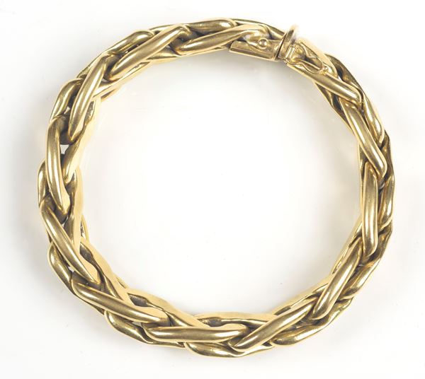 Bracciale a maglia intrecciata
