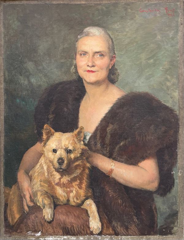 Constantin Font - Ritratto di signora