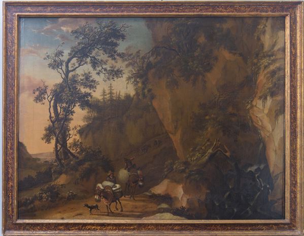 Paesaggio con viandanti 