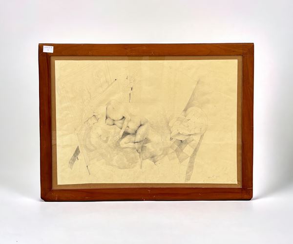 Ugo  Attardi - Studio di figure