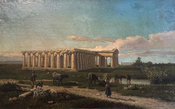 Paesaggio con templi