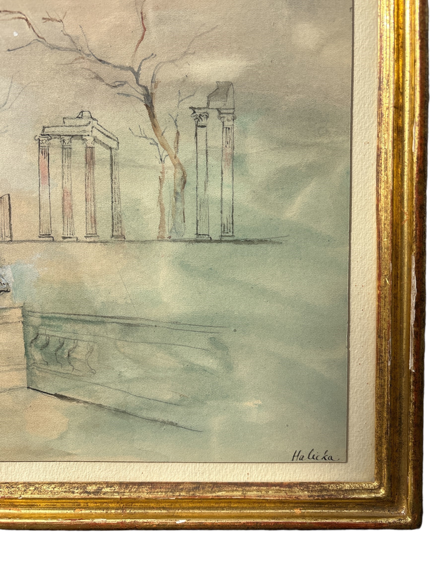 Alice Halicka - Capriccio con rovine