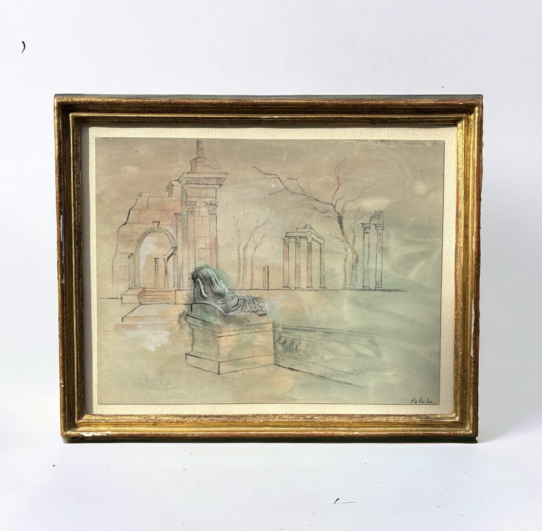 Alice Halicka - Capriccio con rovine