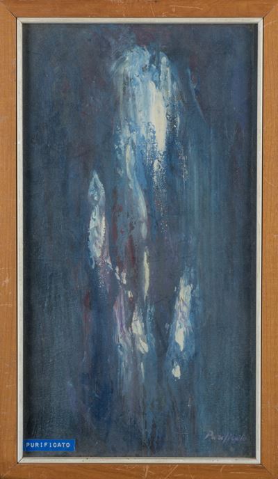 Composizione astratta, olio su tela (1967)