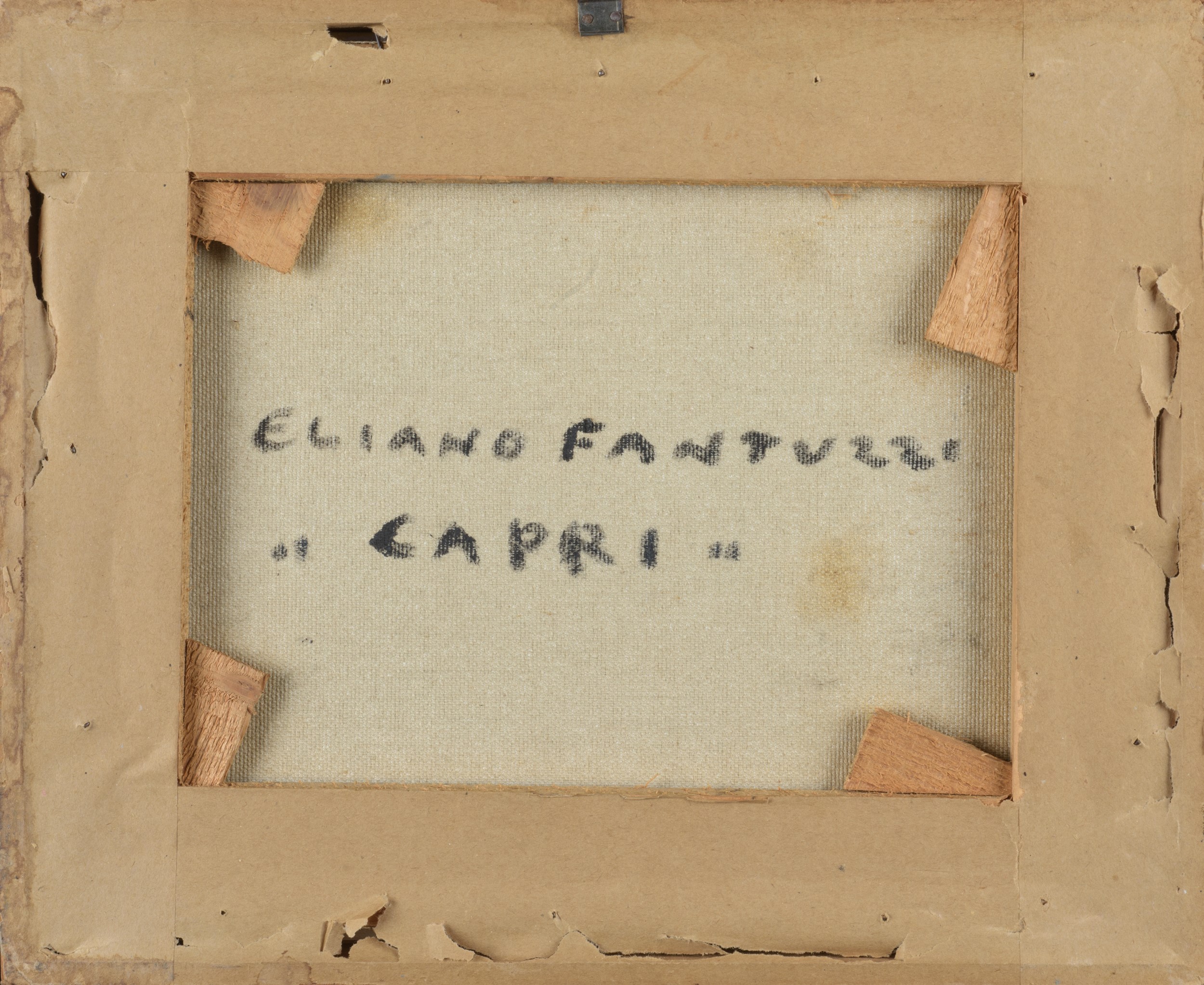Eliano Fantuzzi - Capri (olio su tela)
