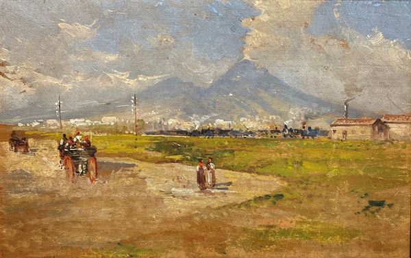 Veduta del Vesuvio 