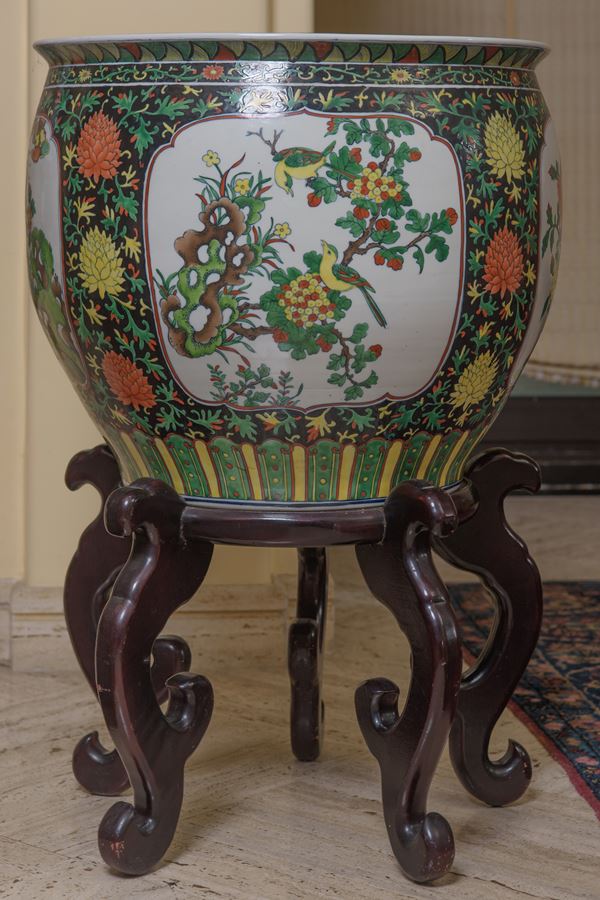 Coppia di grandi cachepot