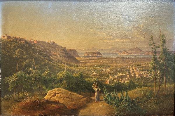 Juan Grossgasteiger - Veduta di Pozzuoli