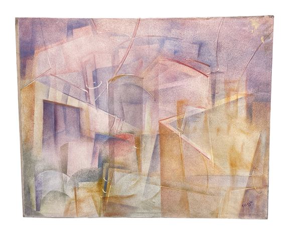 Patricia Abdala : Senza titolo  (1999)  - olio su tela - Asta Opere provenienti dall'Accademia Internazionale di Arte Moderna (AIAM) - Web Only - DAMS Casa d'Aste