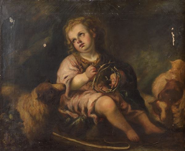 Bartolom&#233; Esteban Murillo - Gesù con i simboli della passione 