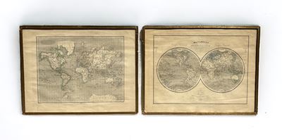 Mappamondo Peso sul Meridiano di Parigi; Planisfero