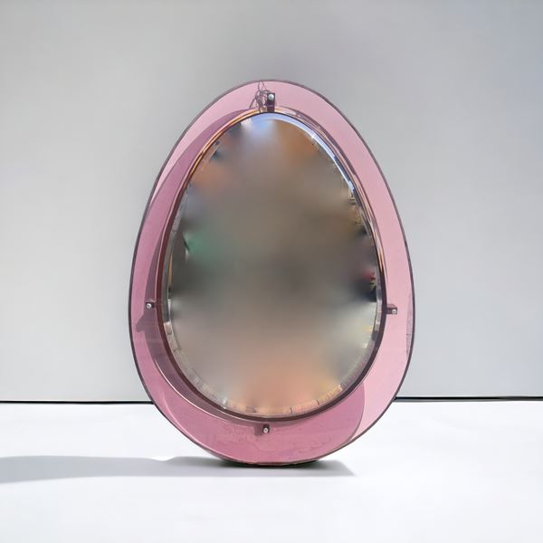 Specchio a parete   (anni '60 del XX secolo e succ. )  - plexiglass - Asta Brocantage Natalizio - Web Only - DAMS Casa d'Aste