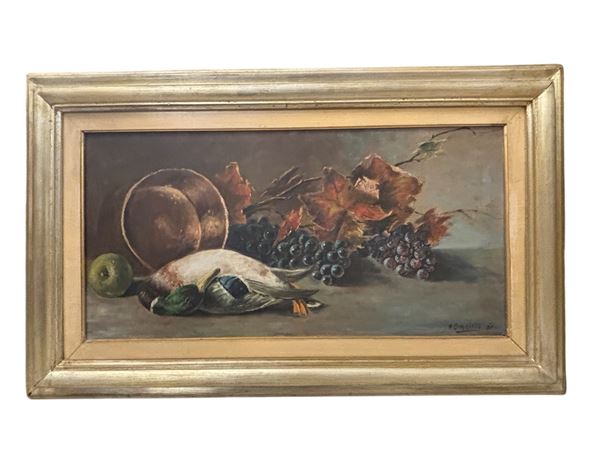 Natura morta  (1975)  - olio su tela - Asta Multipli d'autore & Affordable art del XX secolo - DAMS Casa d'Aste