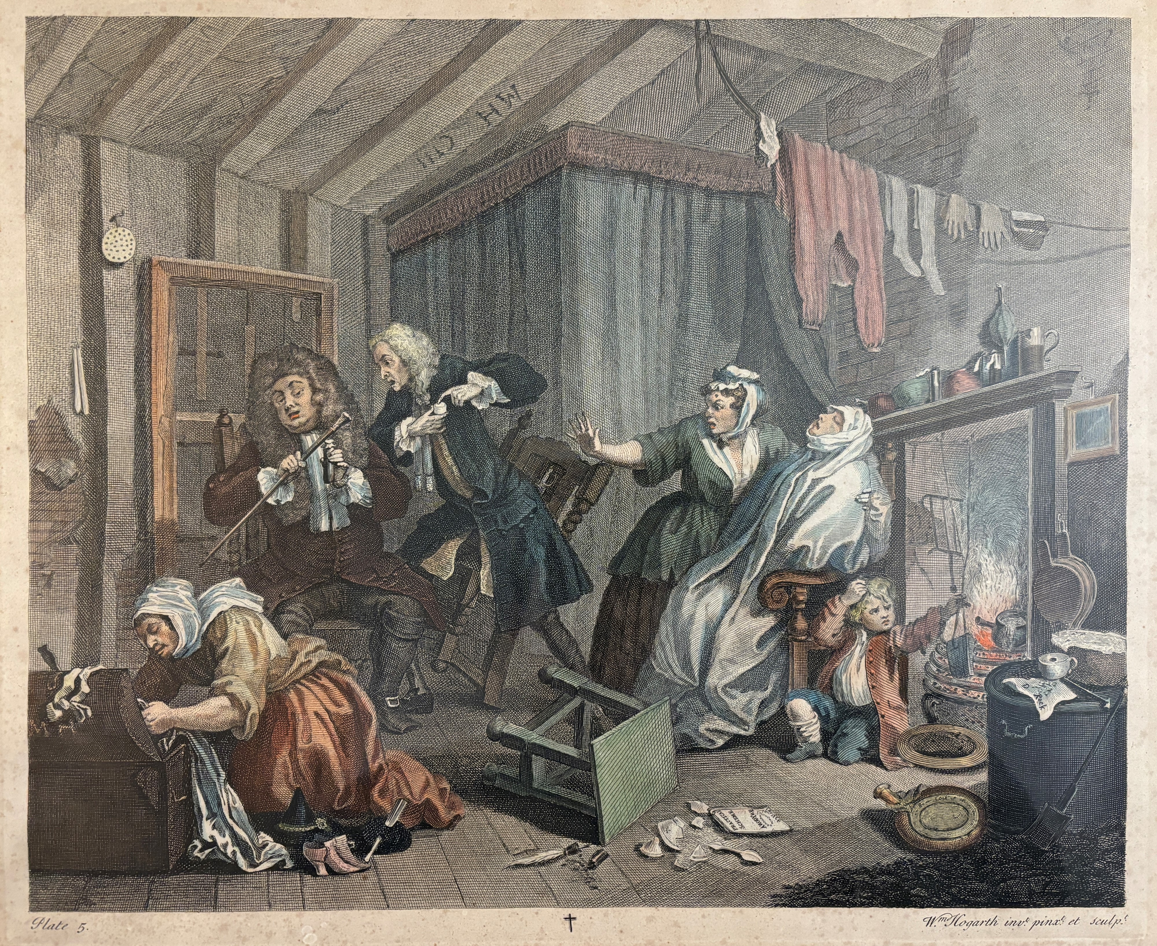 William Hogarth - La Carriera di una Prostituta
