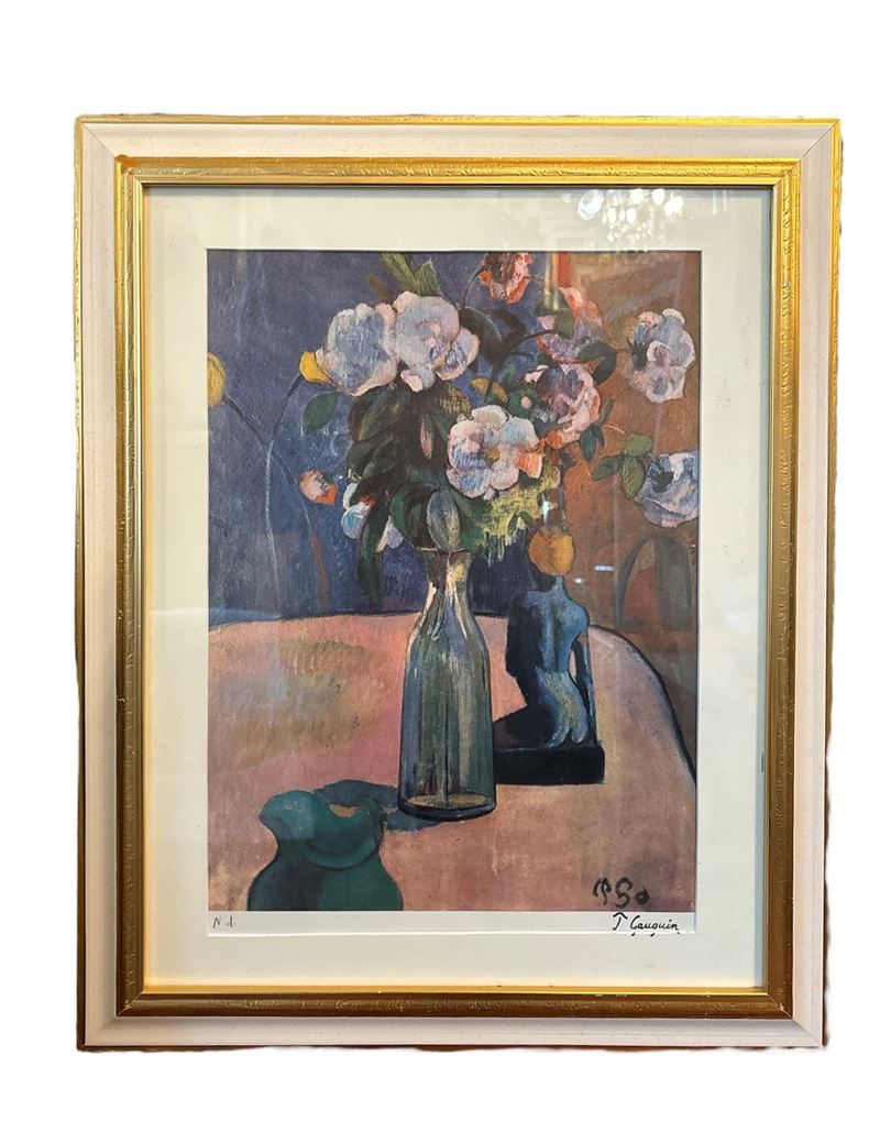 Natura morta con statuetta maora