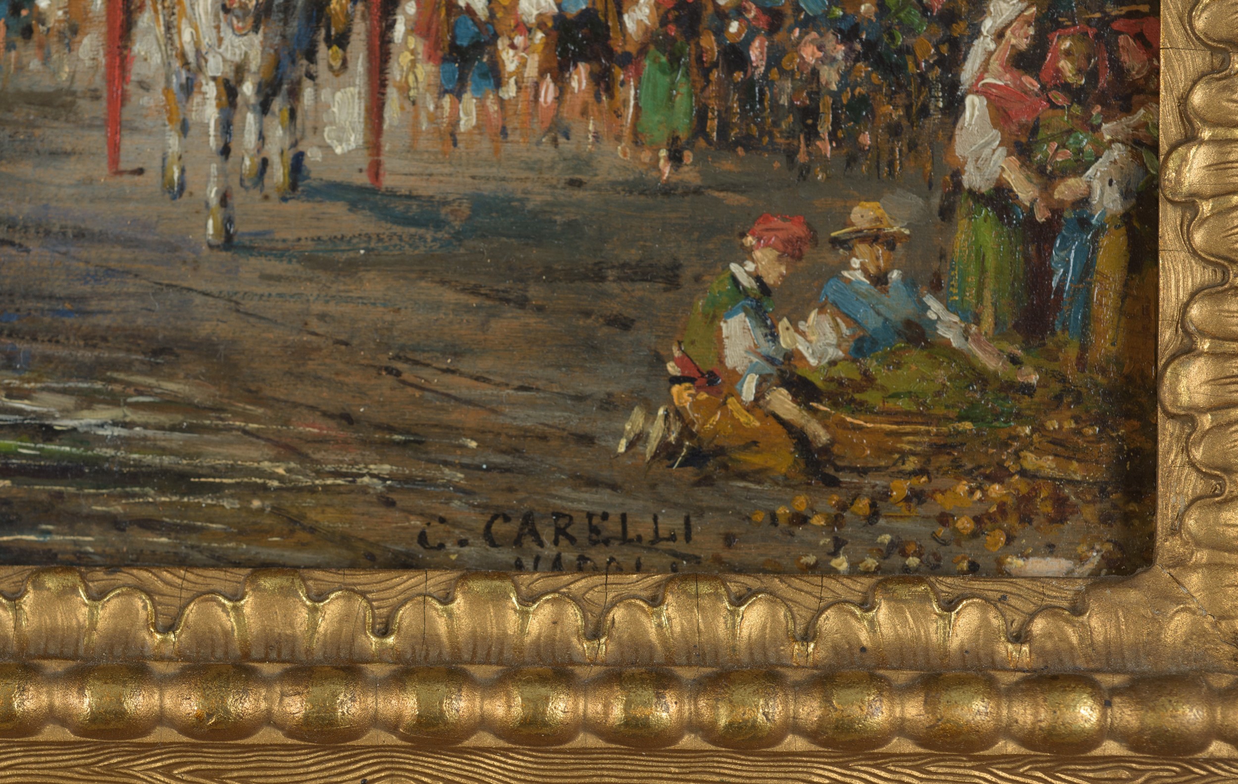 Veduta di Napoli con Castel Sant'Elmo e la Reggia di Capodimonte sullo sfondo