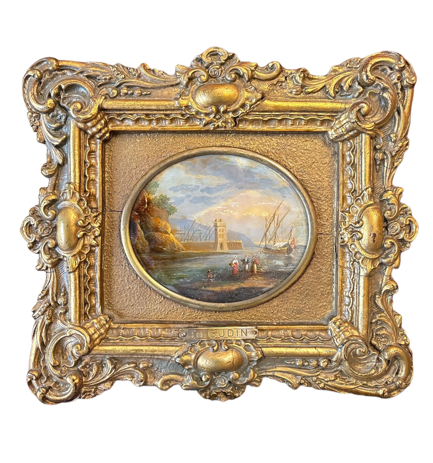 Coppia di marine con personaggi